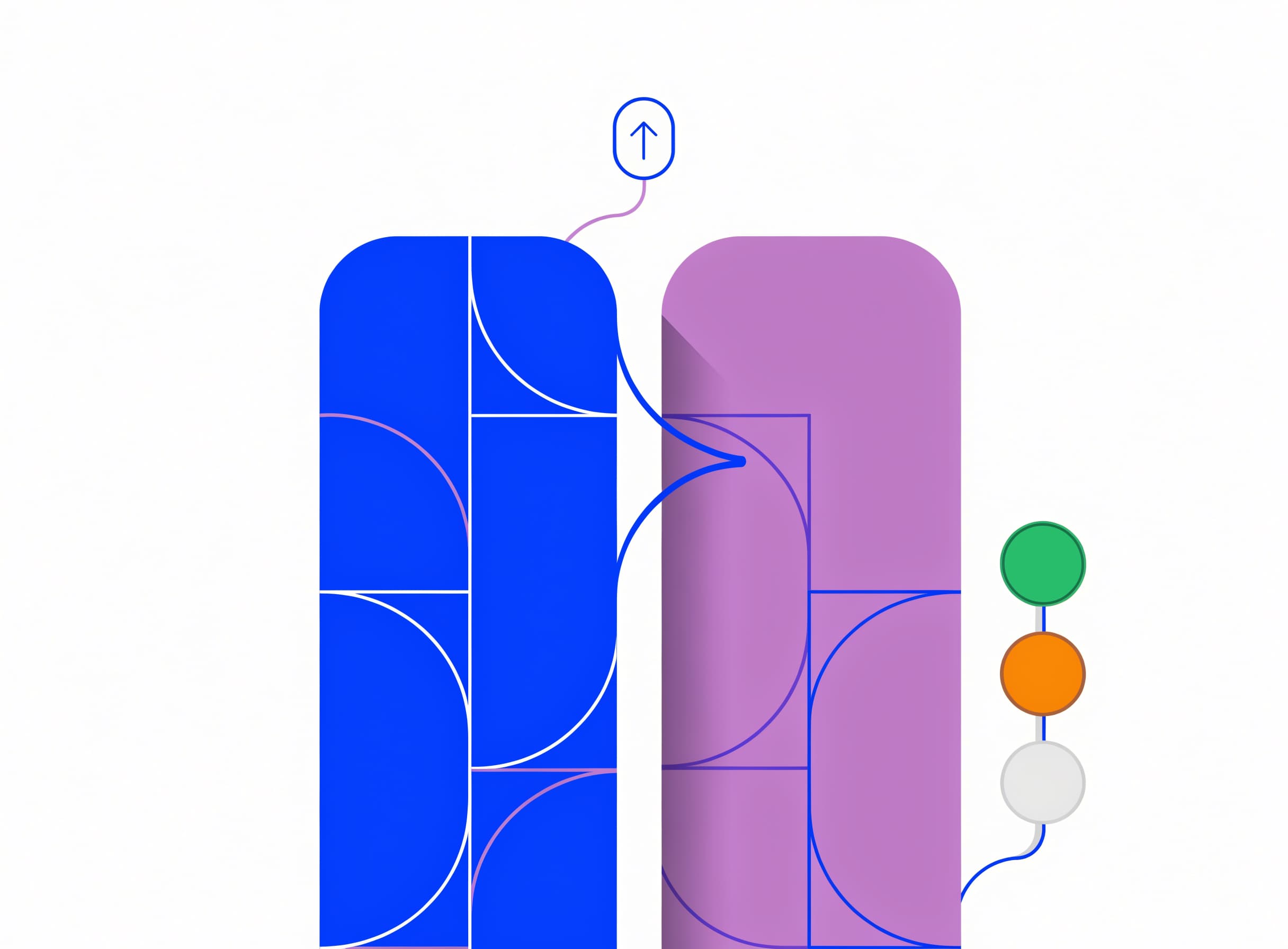 the-benchmark-check compares our metric bar in blue against a lavender benchmark bar with a delta bracket between them and a three-light verdict signal