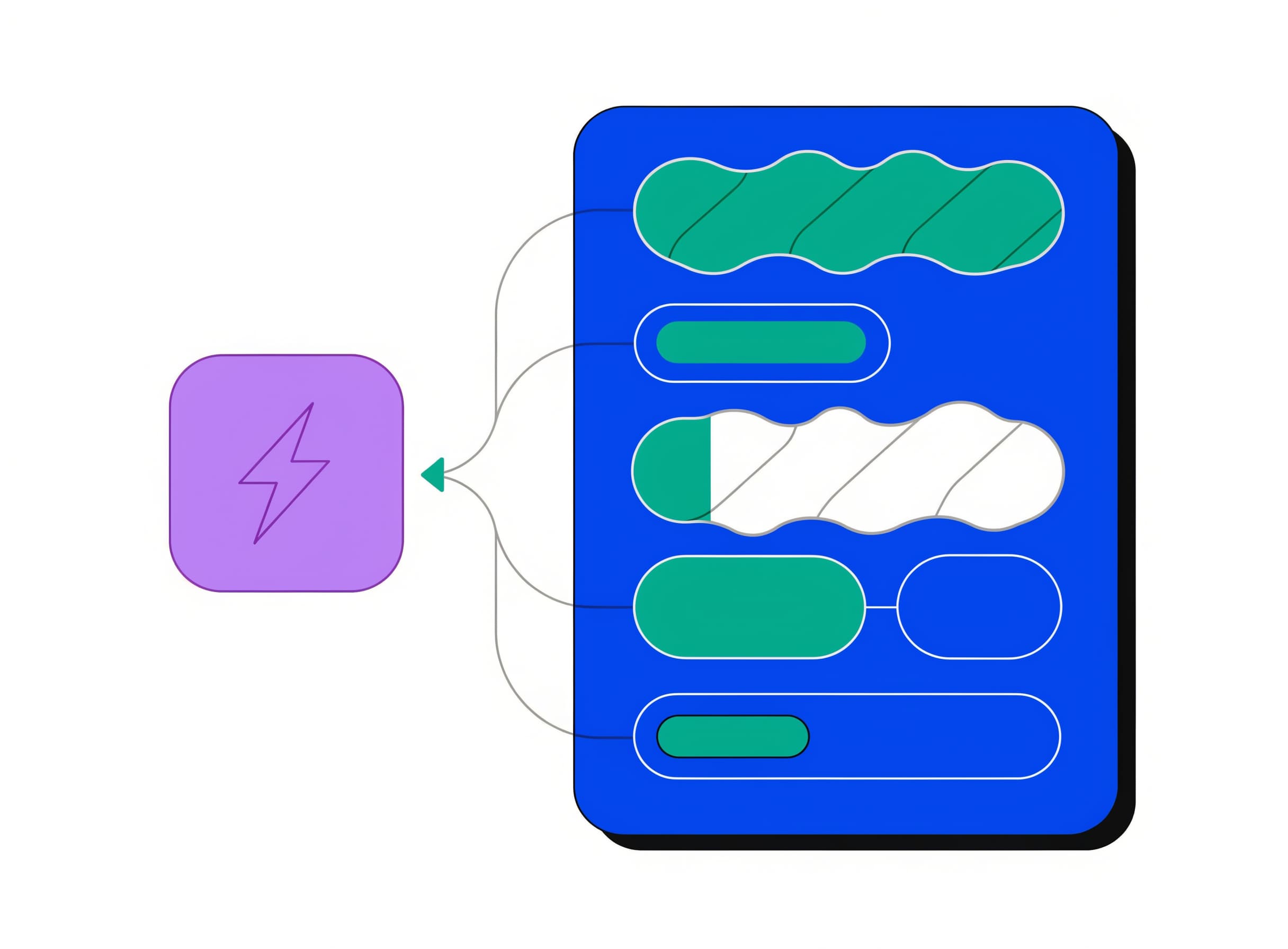 the-cold-opener anchors an email card on a research signal with an arrow connecting the lightning-bolt signal to a highlighted opening line and an unhighlighted signature below