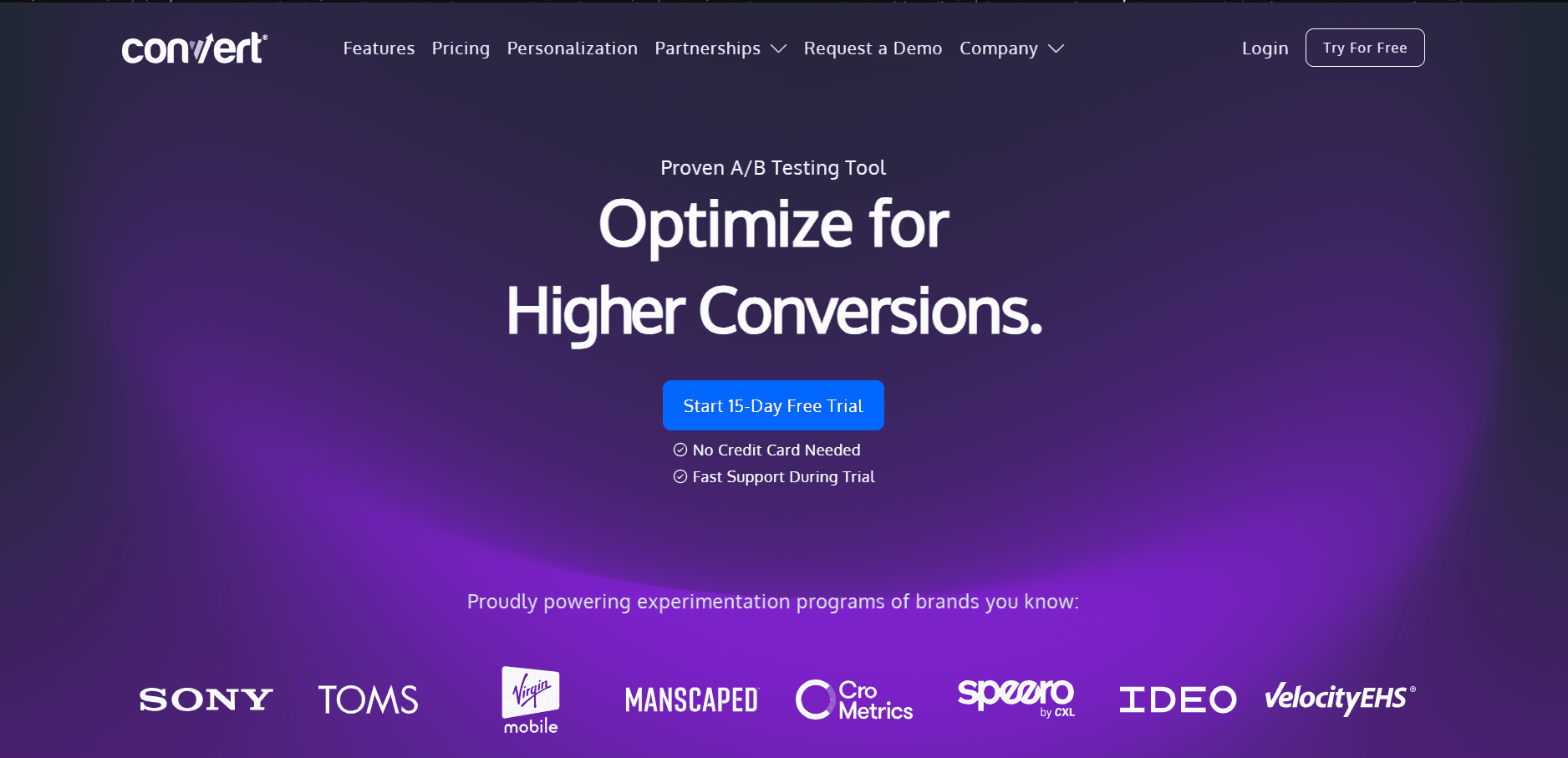 Convert Experiences