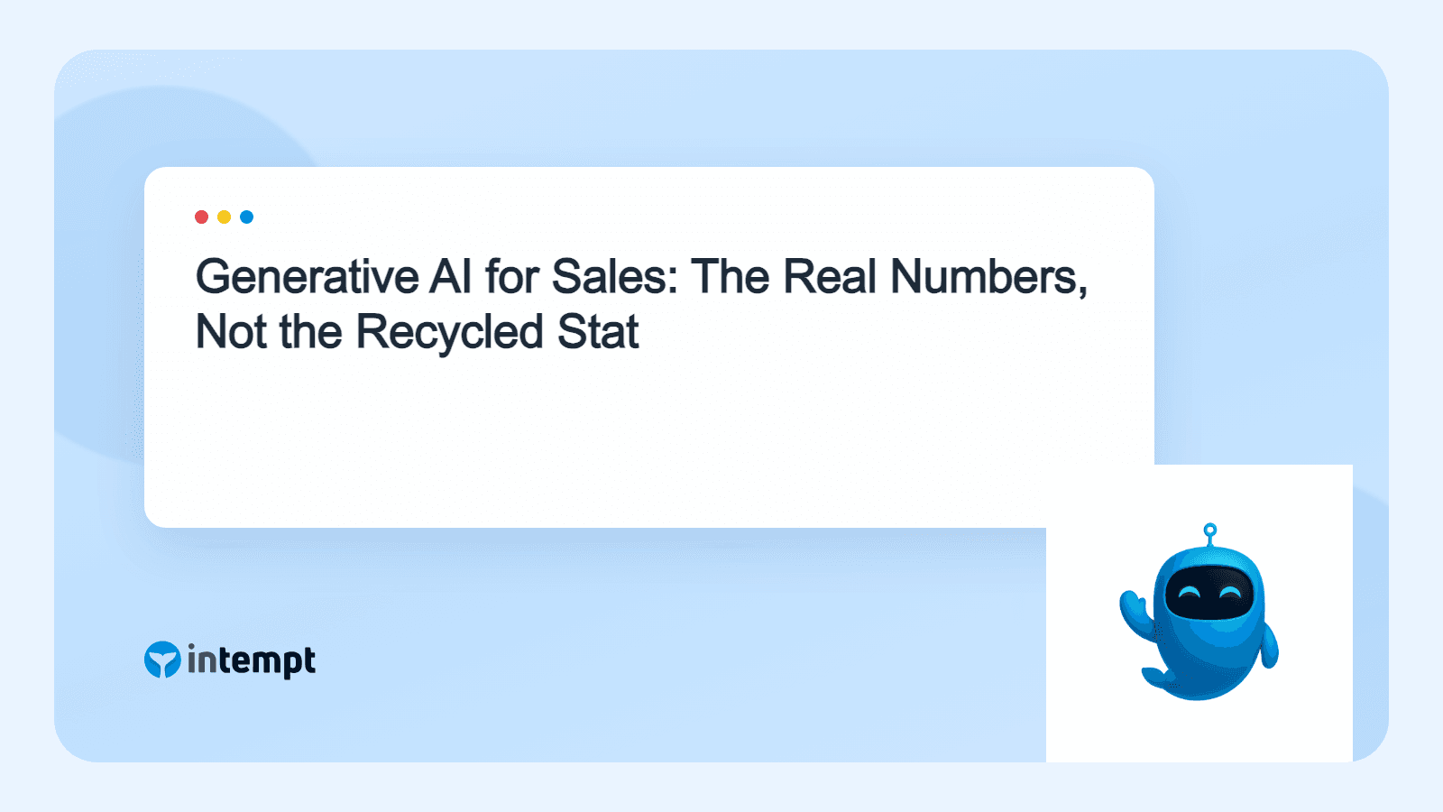 Generative AI for Sales: The Real Numbers, Not the Recycled Stat