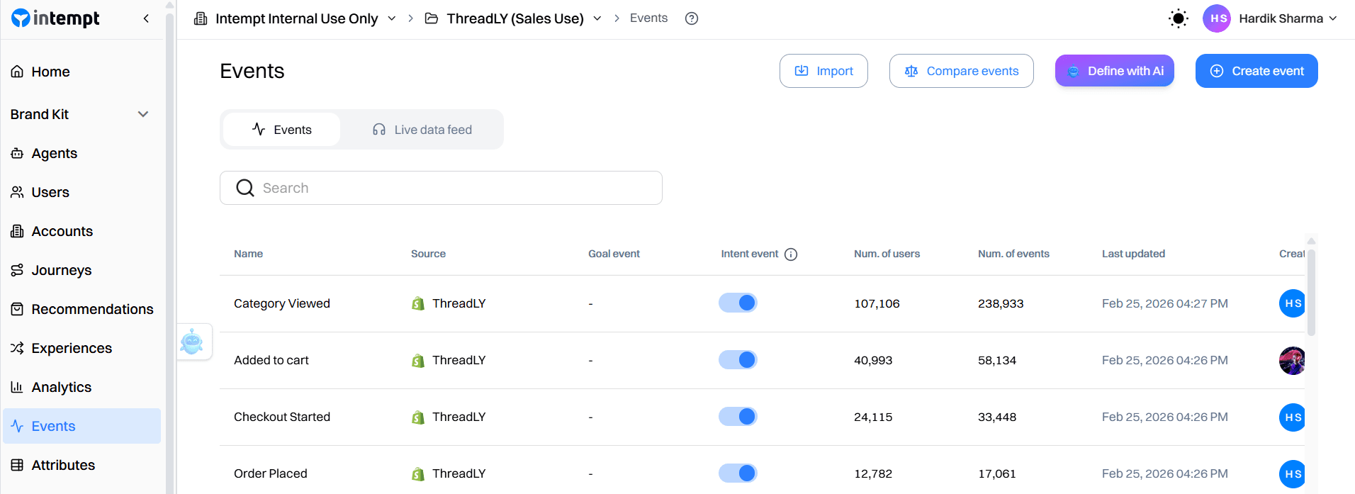 Step 1: Define and Track Goal Events