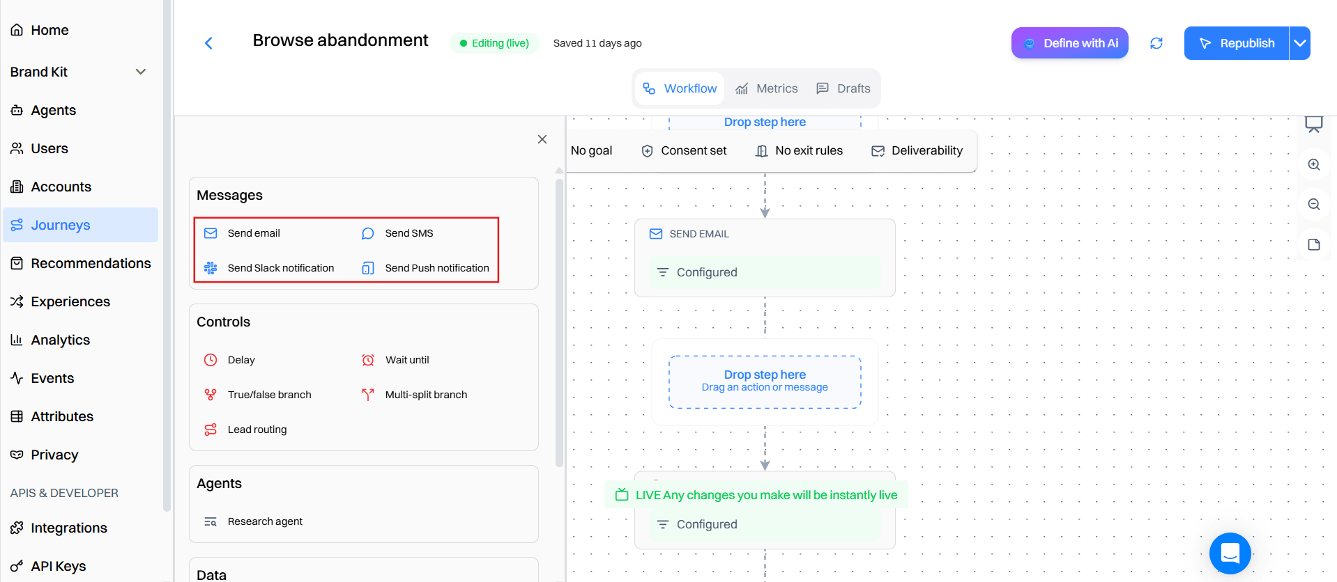 Step 5: Launch Multi-Channel Journeys