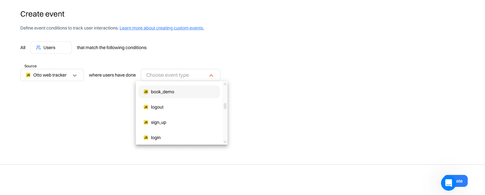 Step 2: Define your trigger Events for each stage