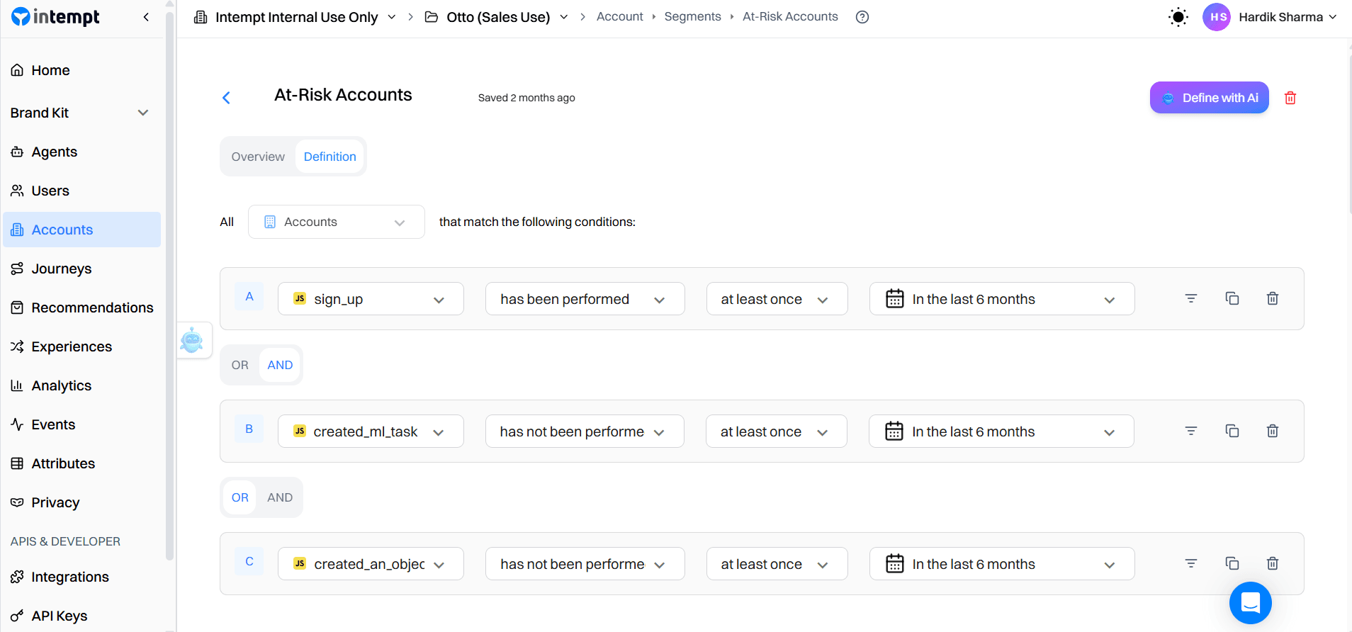 Step 3 - Build Real-Time Segments