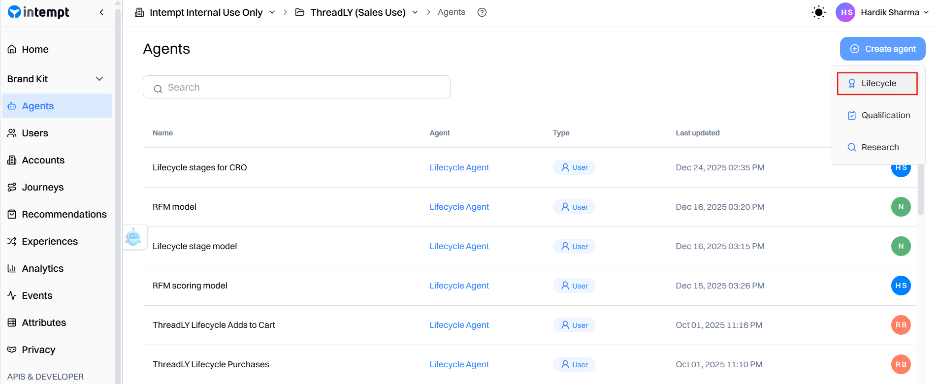 Step 2: Create a Lifecycle Agent