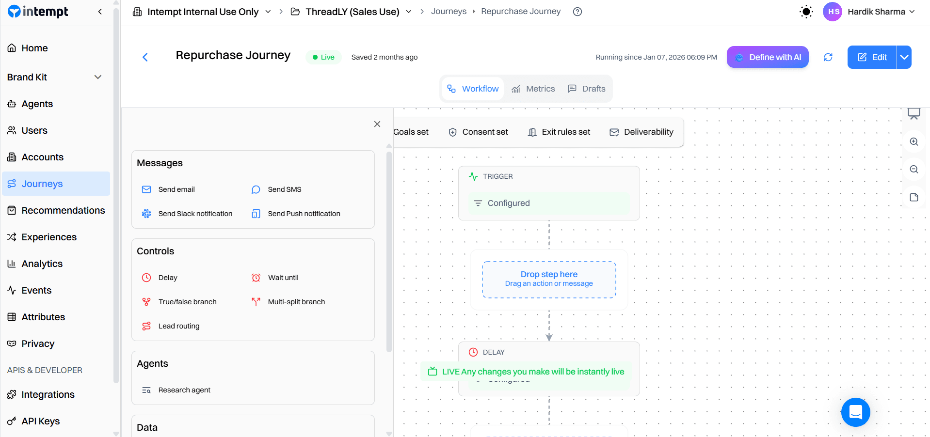 Step 3: Set Up Journeys