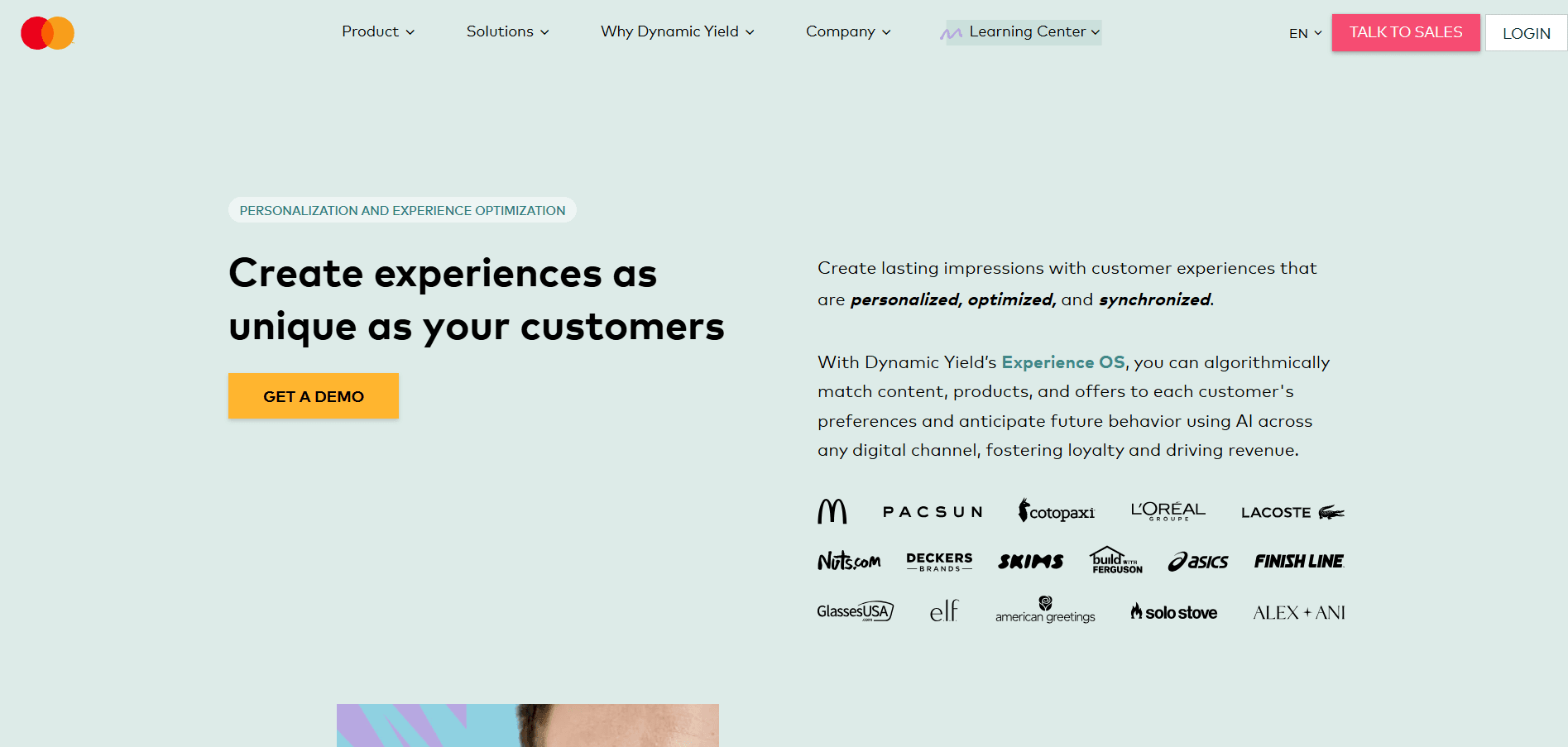 Dynamic Yield A/B testing and personalization platform review