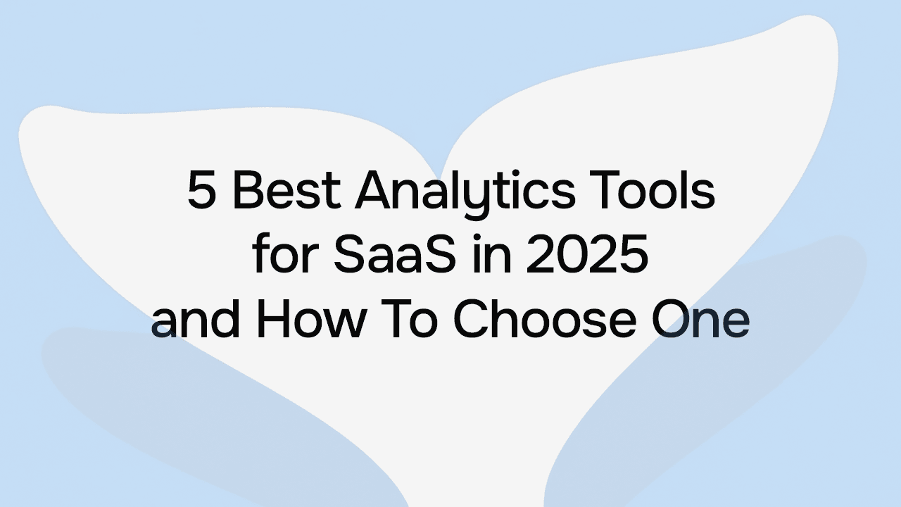5 Best Analytics Tools for SaaS in 2025 & How To Choose One
