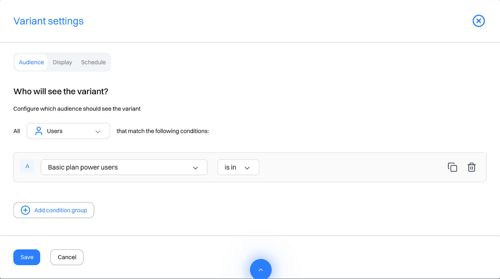 Basic Plan Power Users target segment