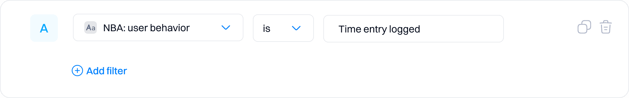 Time Tracking segment