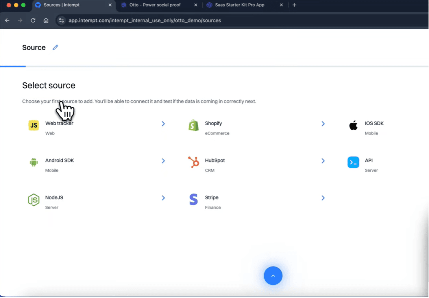 Step 1 - Set up tracking