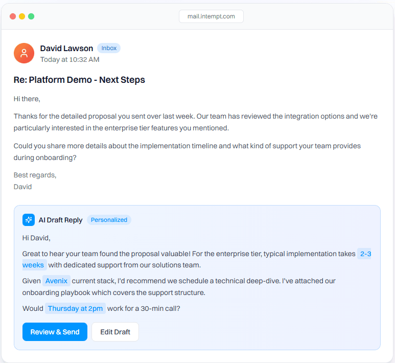 AI reply and sequences that stay safe