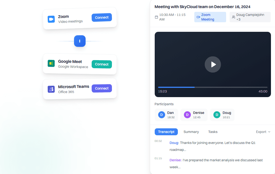 Capture and search the full conversation