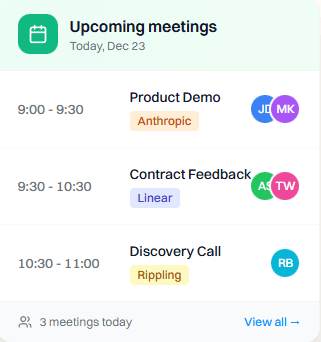 Booking that feels effortless