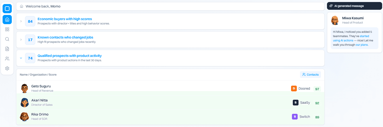 One dashboard for inbound and outbound