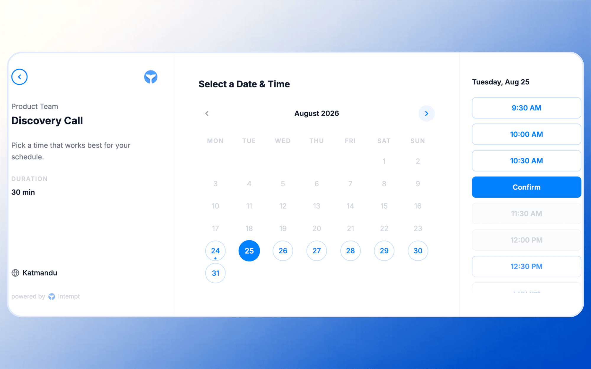 Scheduling