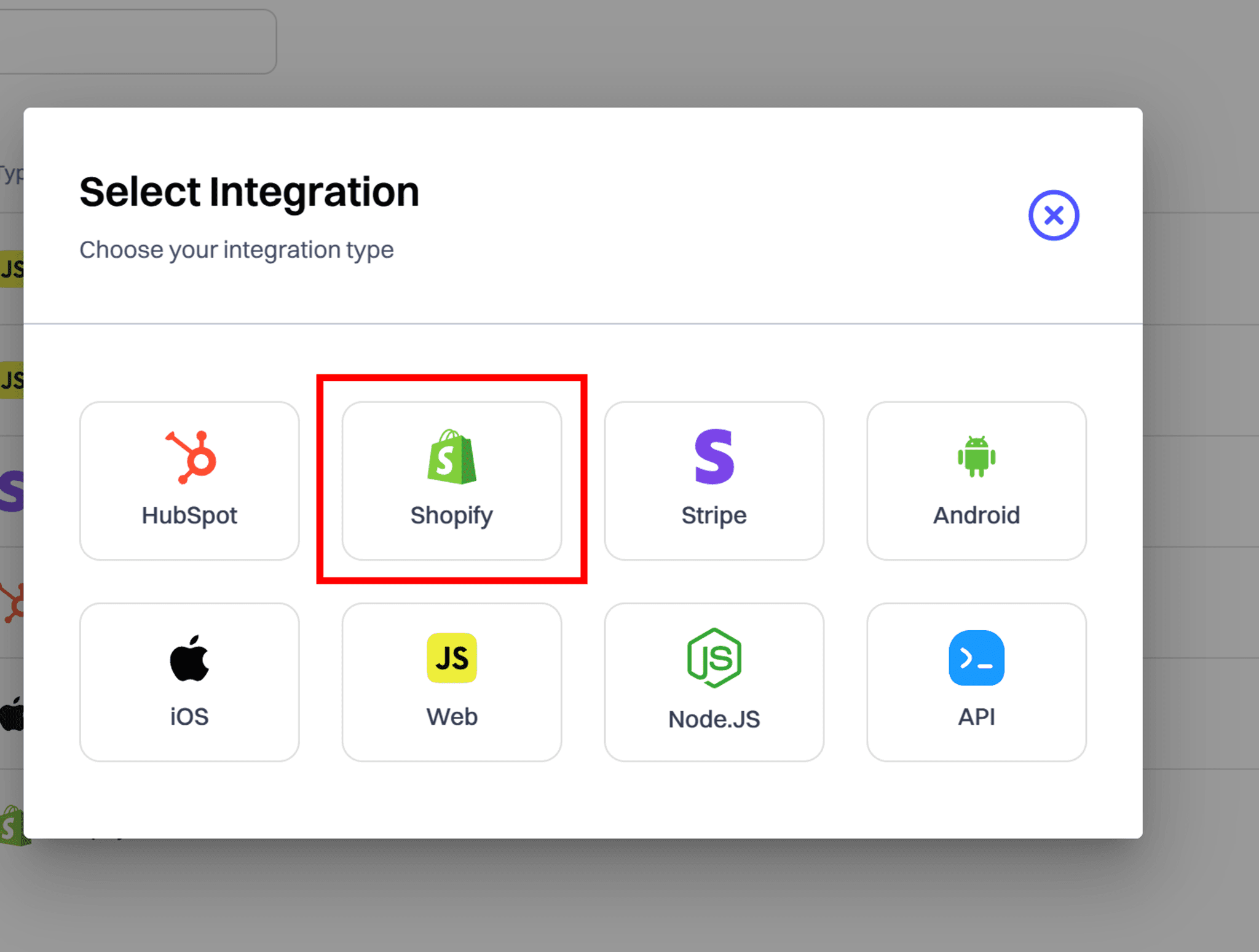 Step 1: Connect your store in Intempt via Shopify integration