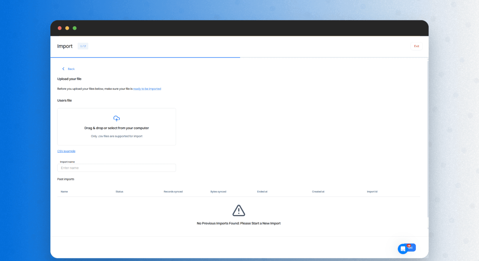 Import the Lead List into Intempt