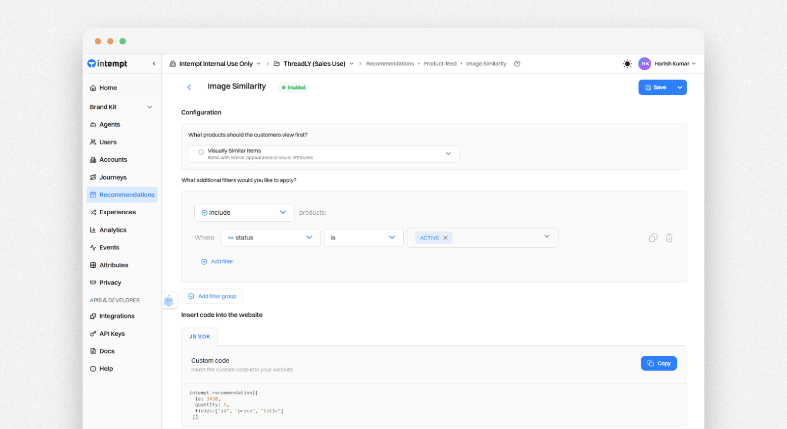 Step 2: Create a "Visually Similar Items" Product Feed