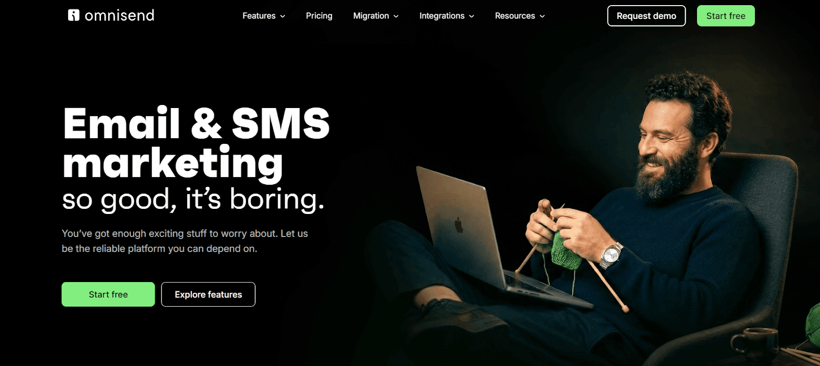 Omnisend AI-powered ecommerce marketing