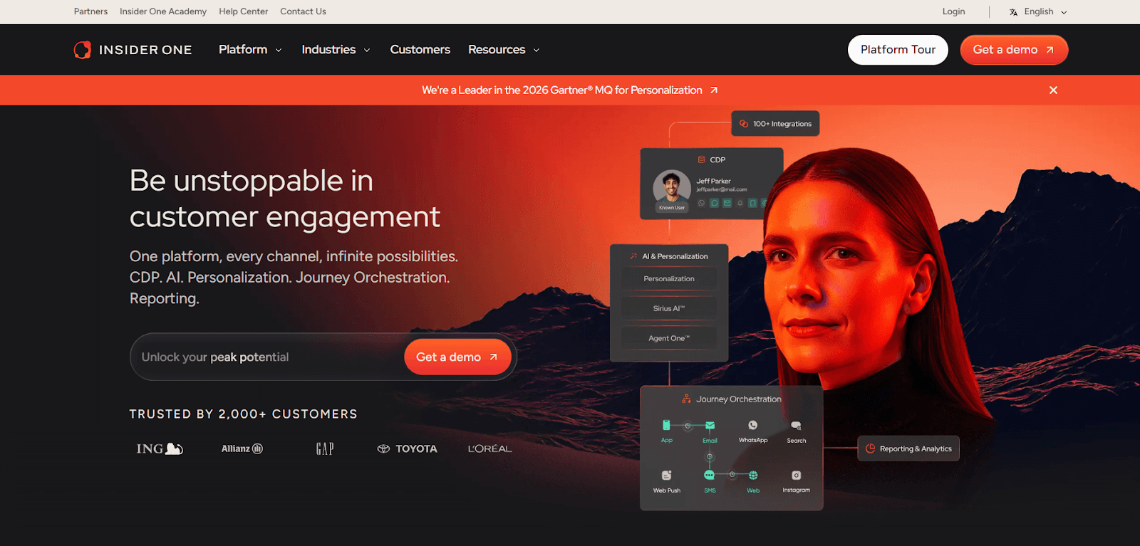 Insider One AI-native CDP platform