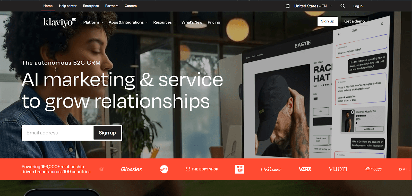 Klaviyo ecommerce email platform