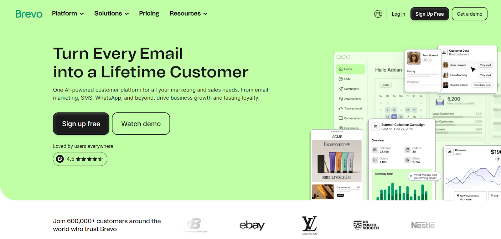 Brevo multi-channel marketing platform