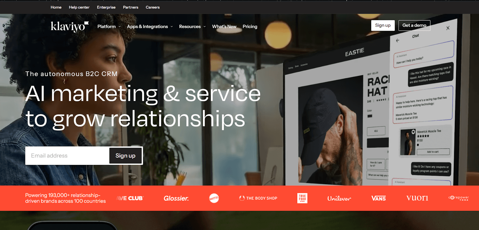 Klaviyo ecommerce email platform