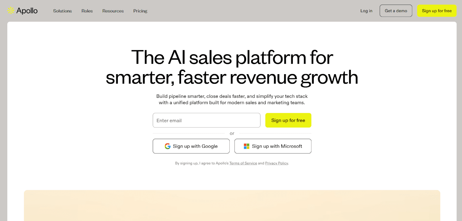 Apollo.io sales intelligence platform