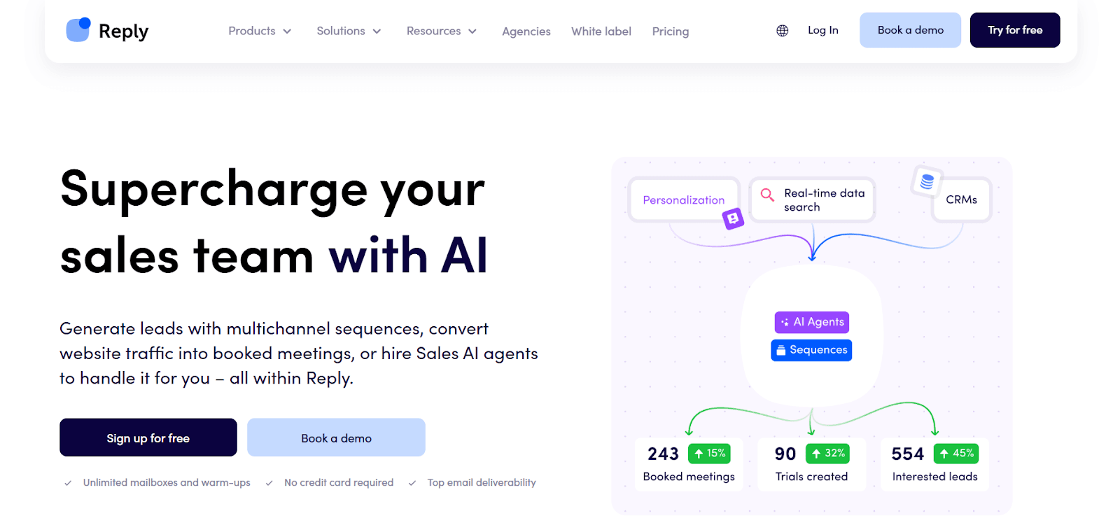 Reply.io AI sales engagement