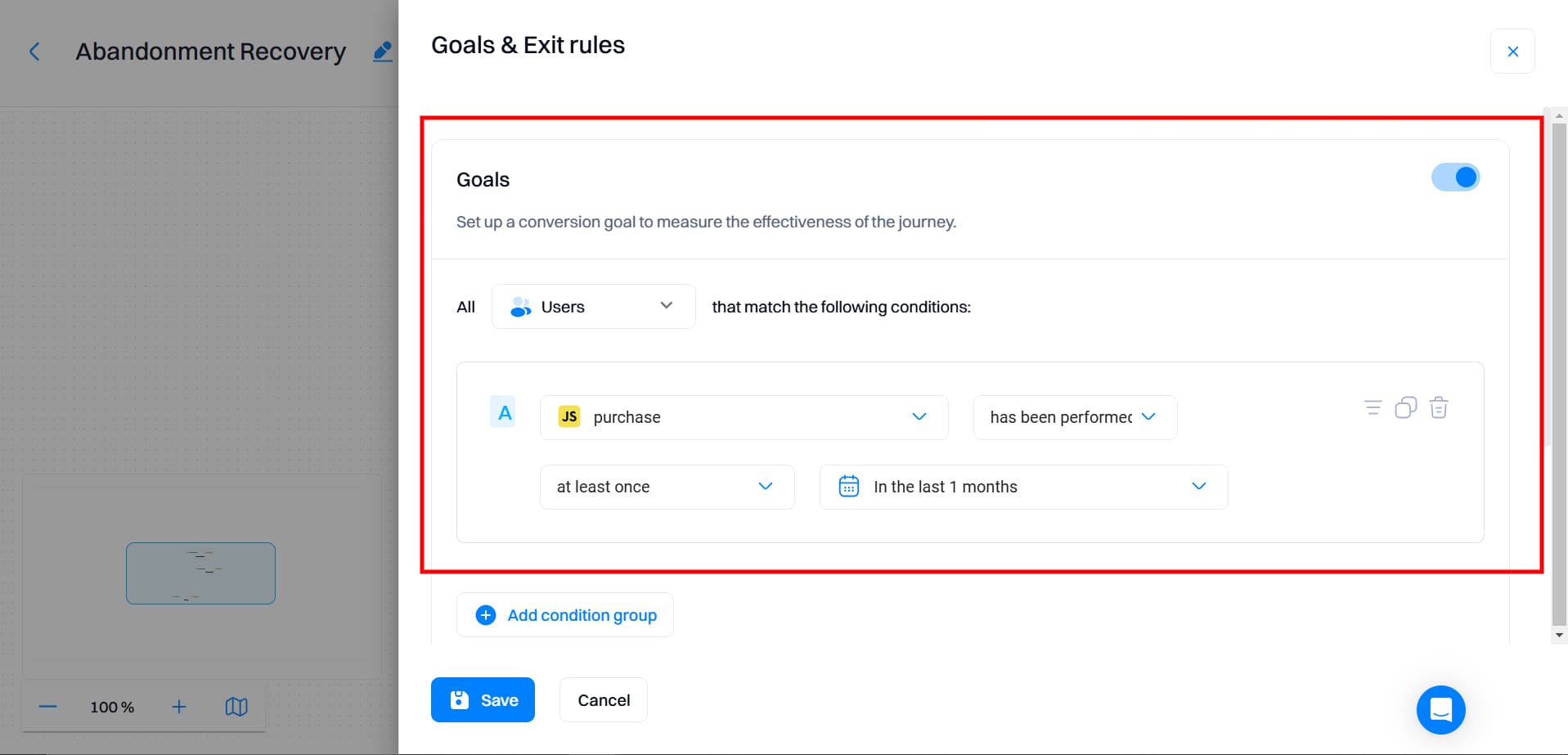 Abandoned cart recovery that uses the browse history, not just the cart
