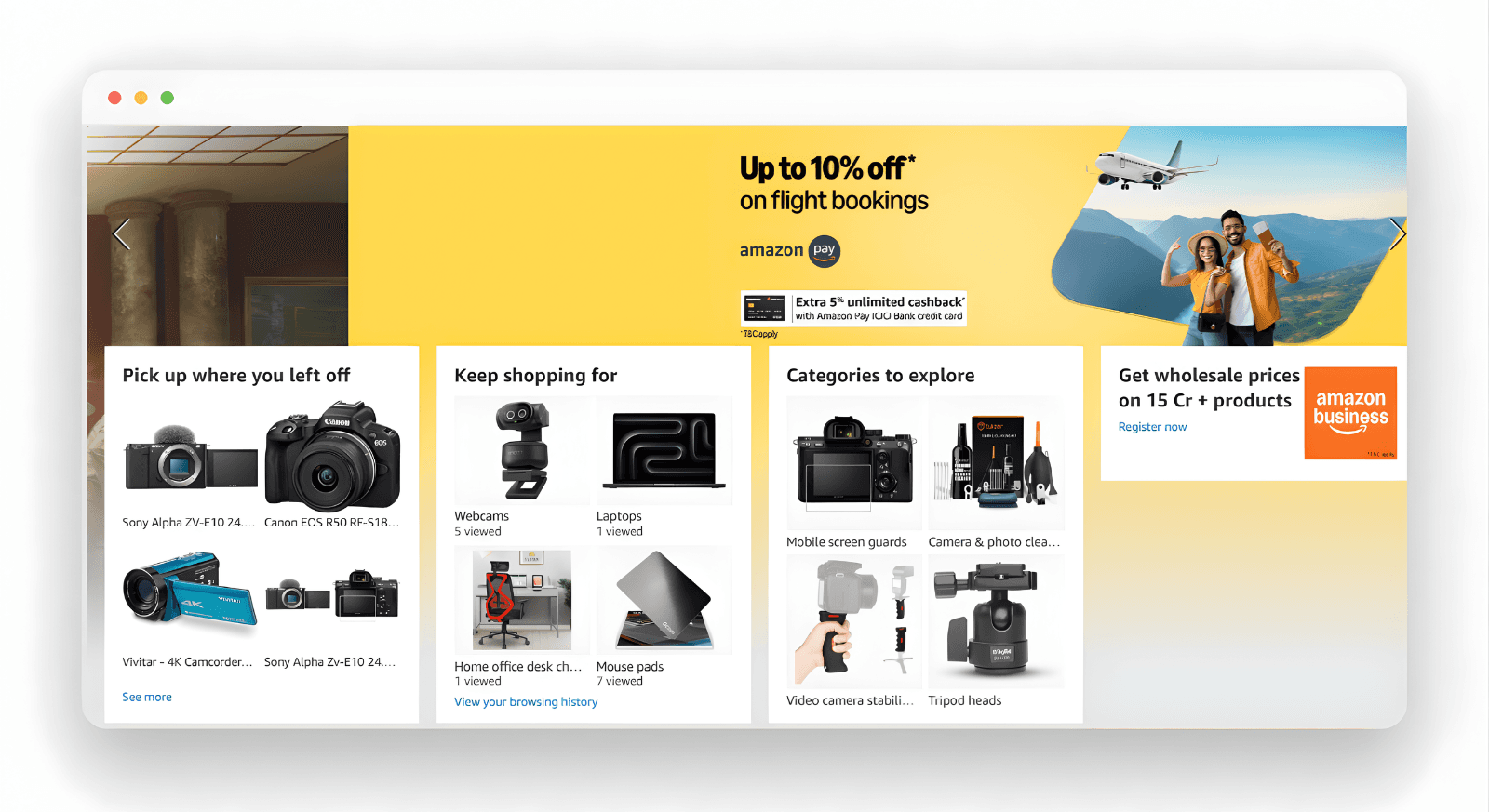 Product recommendation setup: Recently Viewed