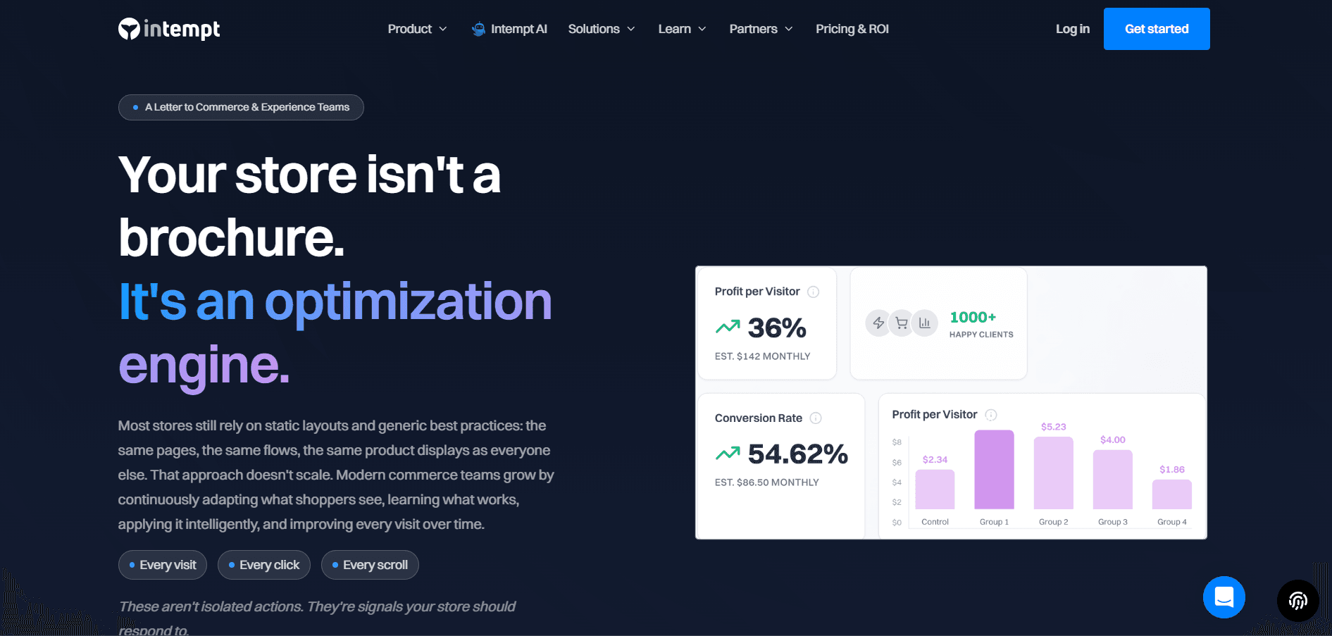 Intempt unified experimentation platform