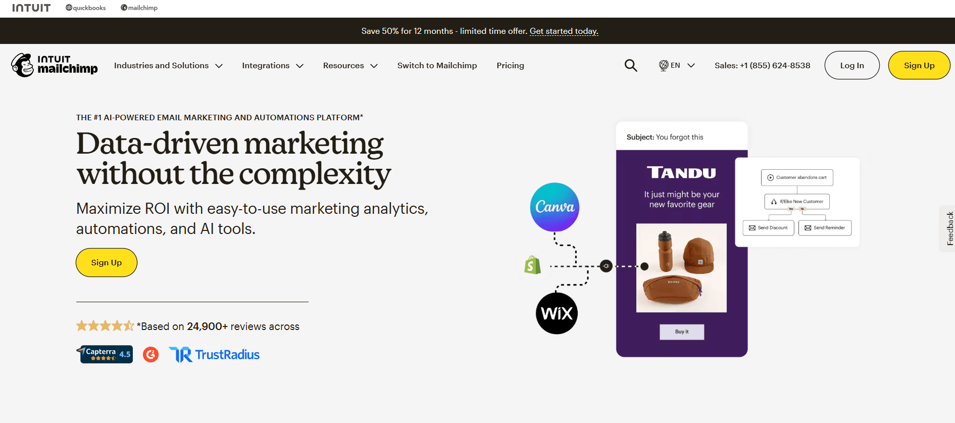 Mailchimp - Marketing Automation Platform for Customer Retention