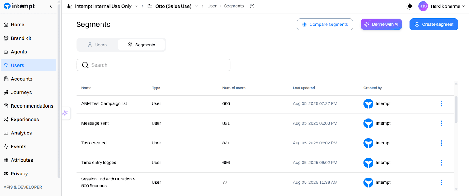 Build Predictive Segments