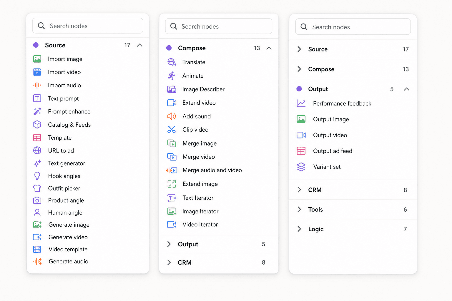 Workflow canvas with 36 nodes