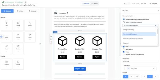 Recommendation rules