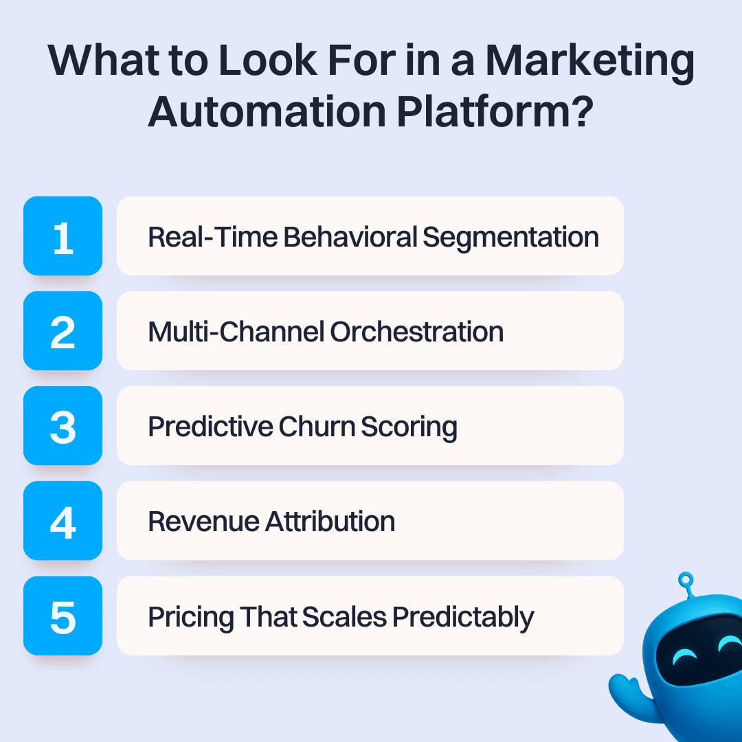 What to Look For in a Marketing Automation Platform for Customer Retention