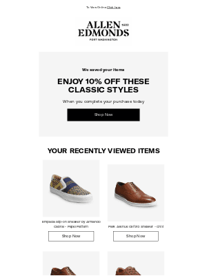 Browse abandonment email reusing the same product recommendation ranking as the onsite block