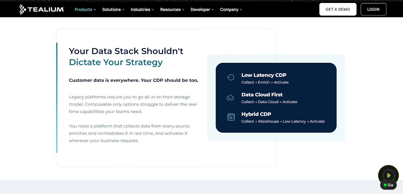 Tealium enterprise customer data platform