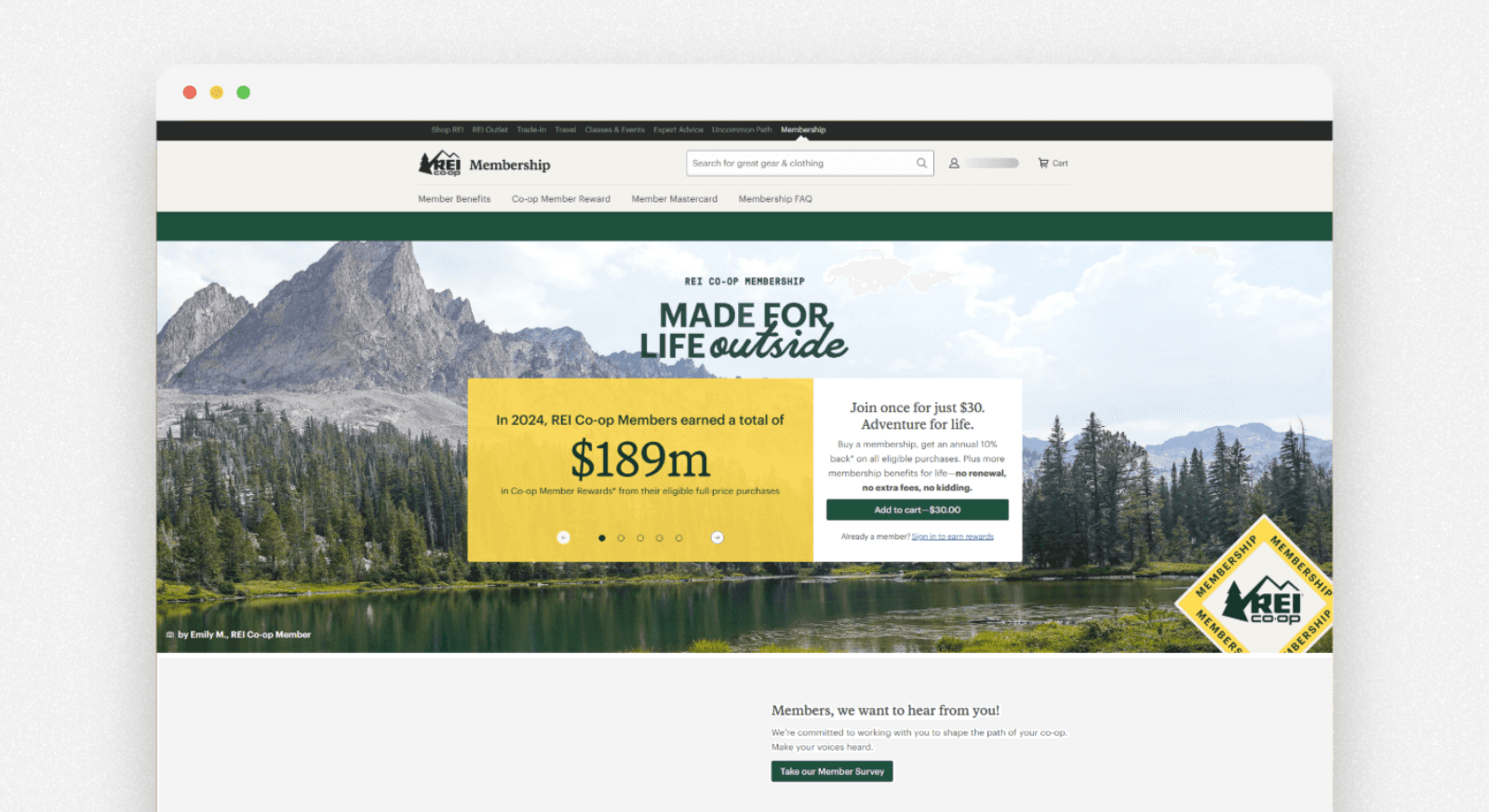 Lifecycle-based email personalization example