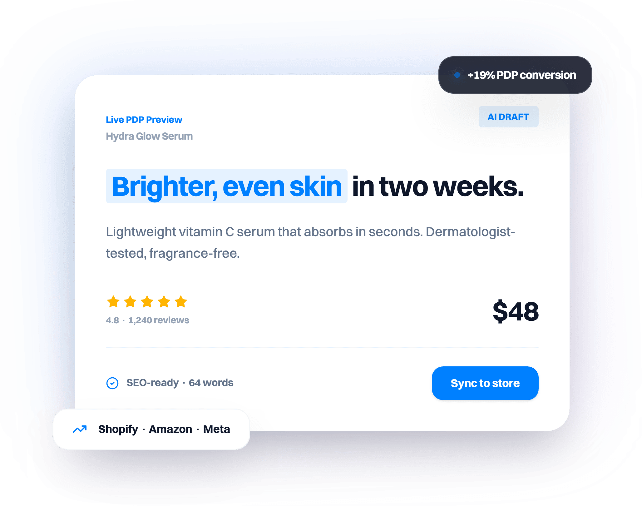 Product Description Generator preview