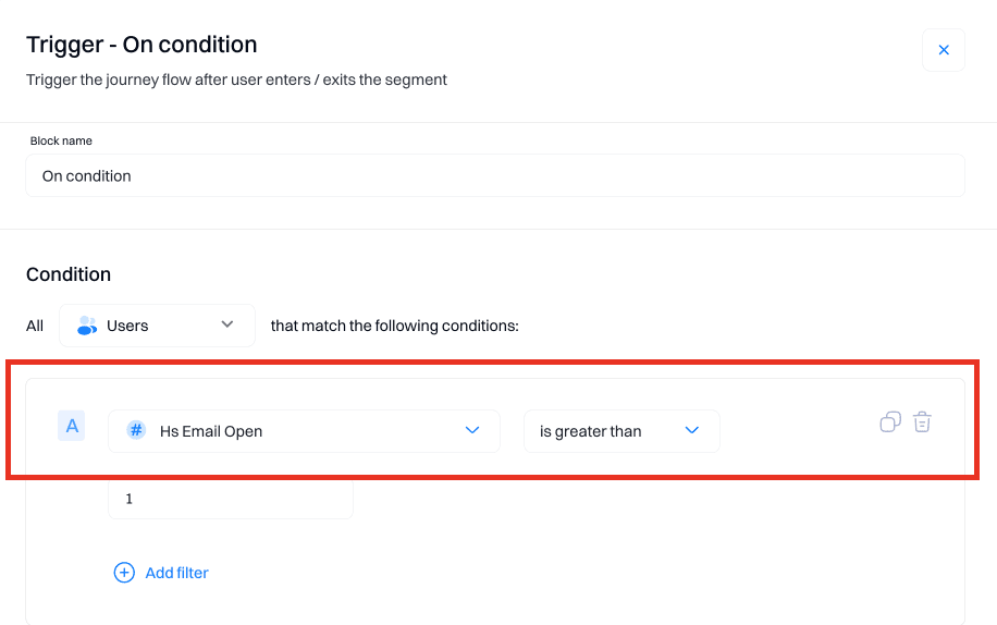 Churn risk setup: Monitor email engagement