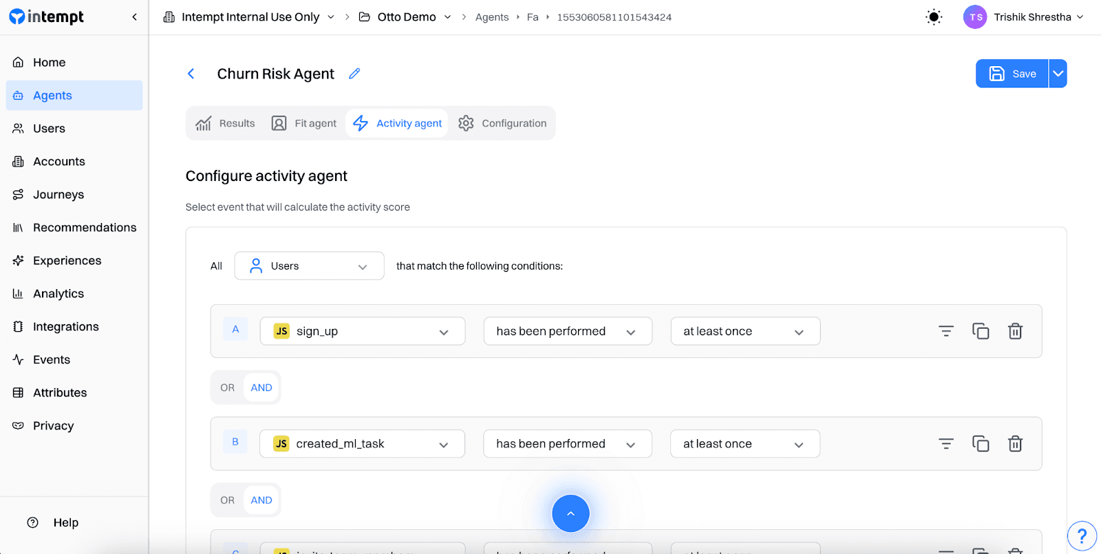Set up Fit Criteria