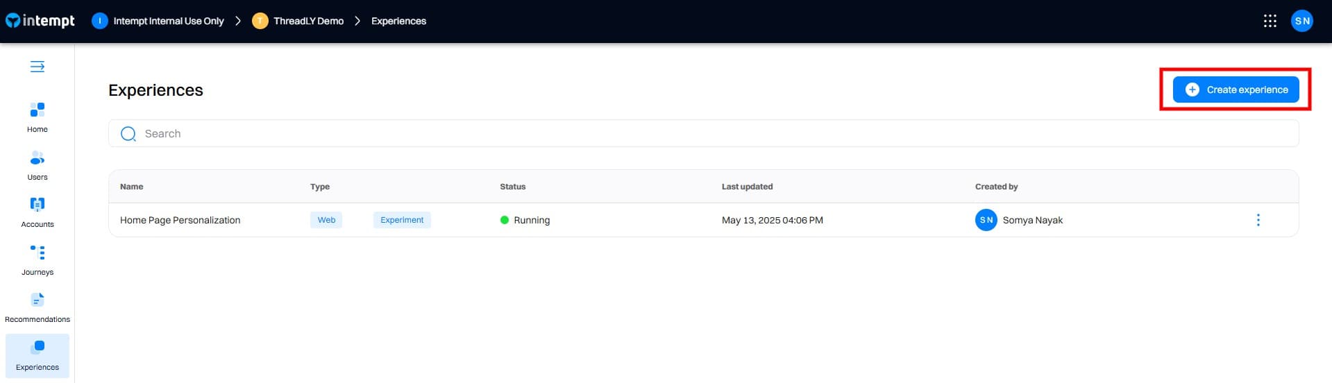 RFM segmentation setup: Create Personalization Campaign