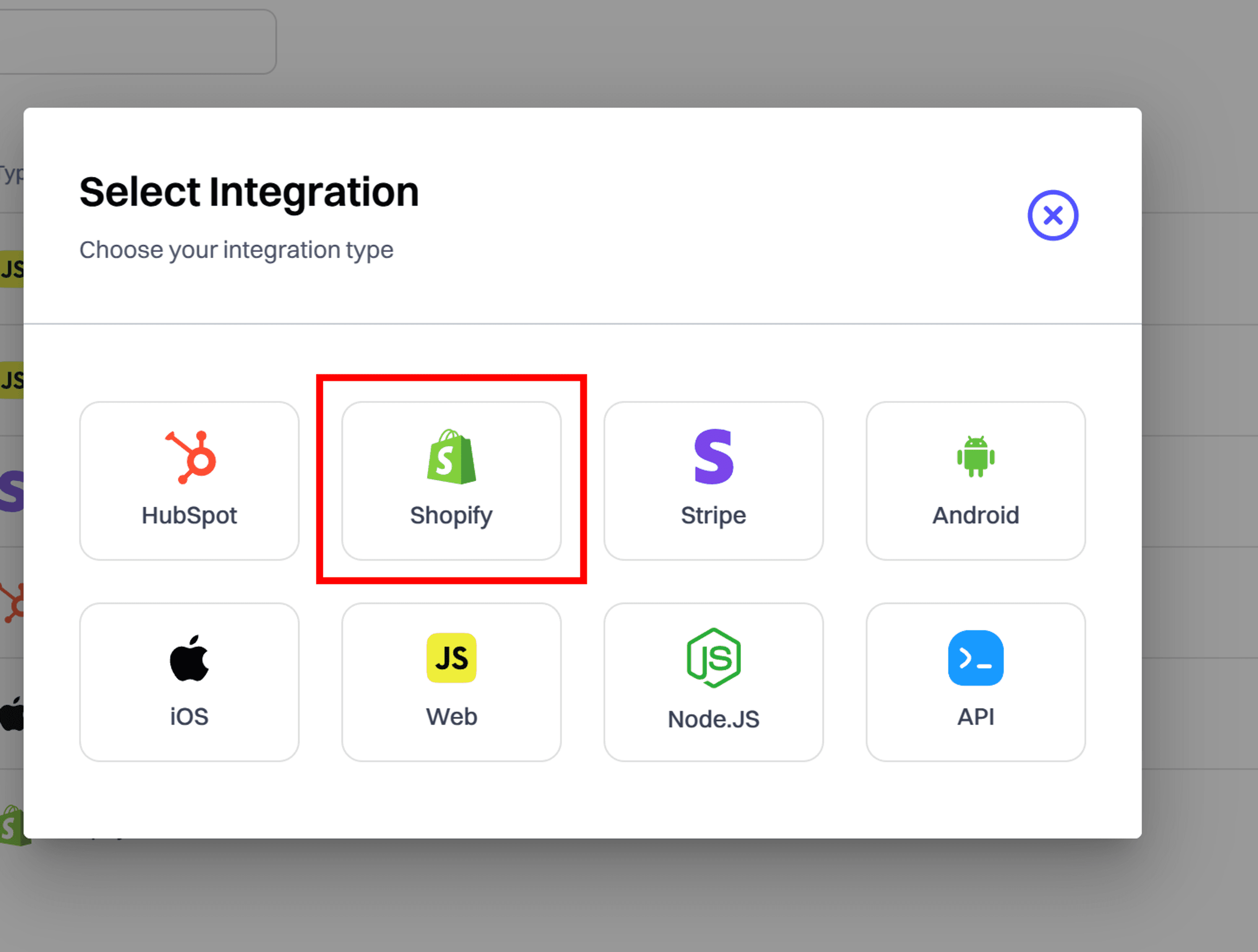 Step 1: Connect your store in Intempt via Shopify integration