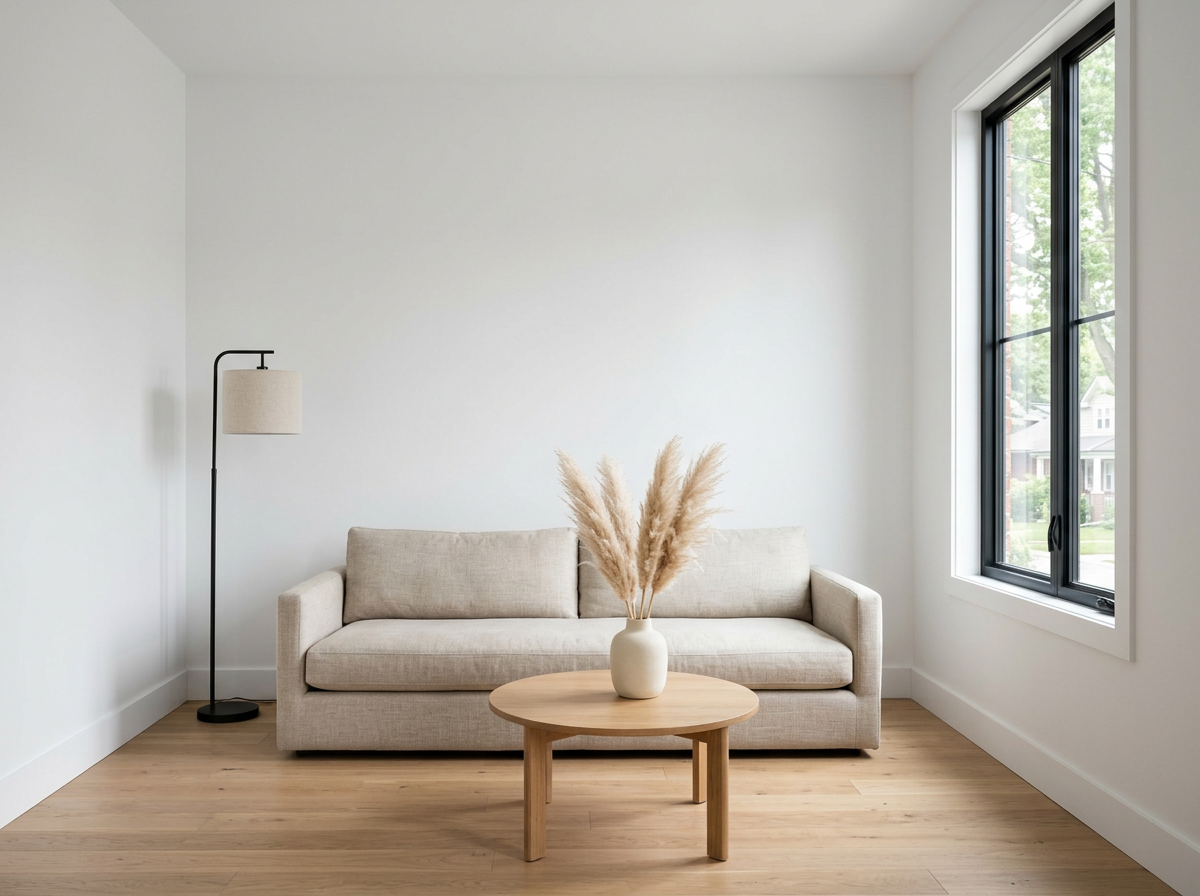 Interior staging — after