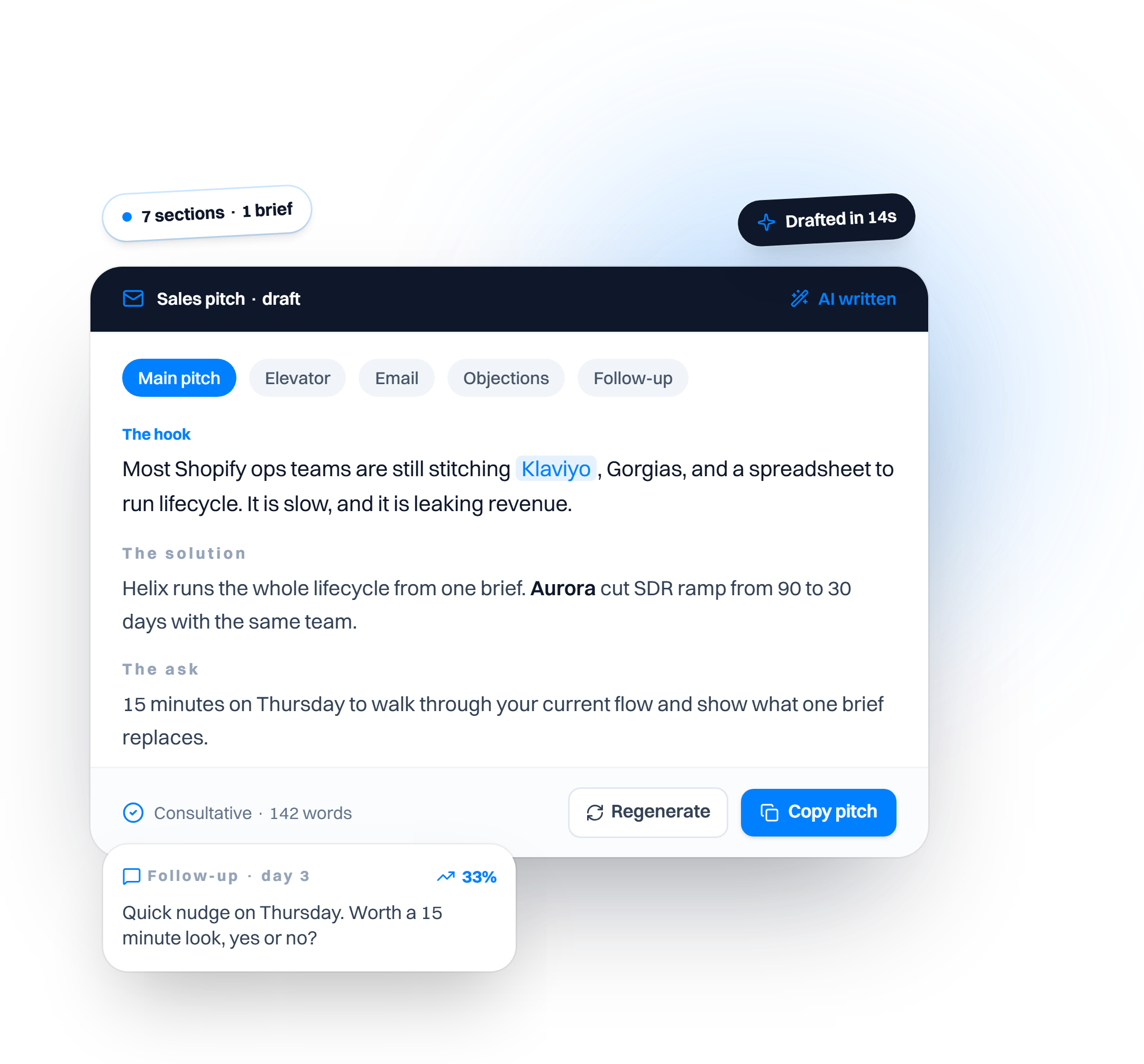 AI Sales Pitch Generator preview