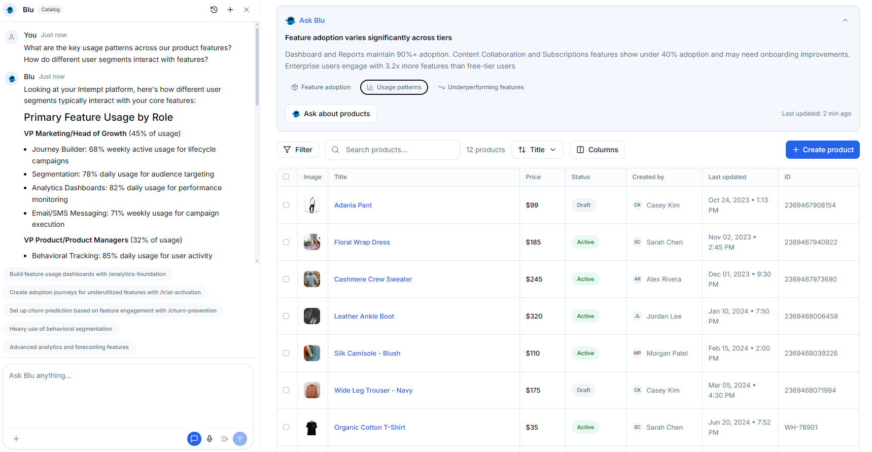 Recommendation feed embedded in email, SMS, push, web, and mobile app surfaces from a single engine